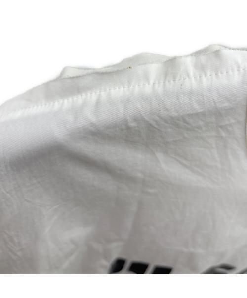 JIL SANDER（ジルサンダー）JIL SANDER (ジルサンダー) ロゴプリントカットオフTシャツ ホワイト サイズ:Lの古着・服飾アイテム