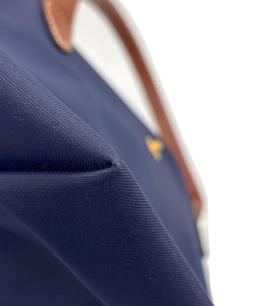LONGCHAMP（ロンシャン）LONGCHAMP (ロンシャン) トートバッグ ブルー×ブラウンの古着・服飾アイテム