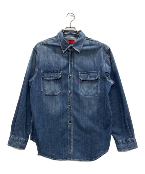 LEVI'S RED（リーバイス レッド）LEVI'S RED (リーバイス レッド) 長袖シャツ ブルー サイズ:XLの古着・服飾アイテム