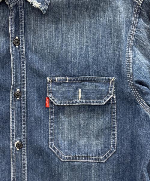 LEVI'S RED（リーバイス レッド）LEVI'S RED (リーバイス レッド) 長袖シャツ ブルー サイズ:XLの古着・服飾アイテム