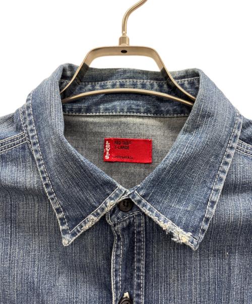 LEVI'S RED（リーバイス レッド）LEVI'S RED (リーバイス レッド) 長袖シャツ ブルー サイズ:XLの古着・服飾アイテム