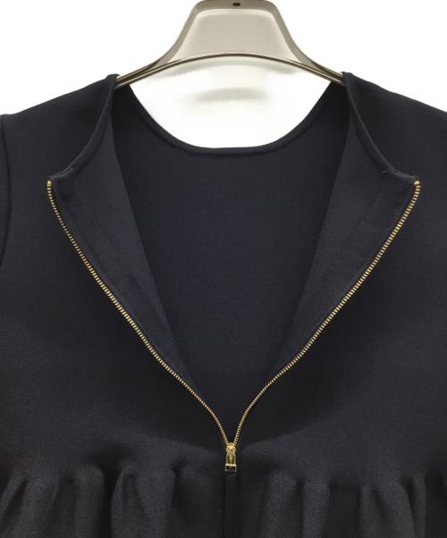 UNFILO（アンフィーロ）UNFILO (アンフィーロ) ジップシャツ ネイビー サイズ:Sの古着・服飾アイテム