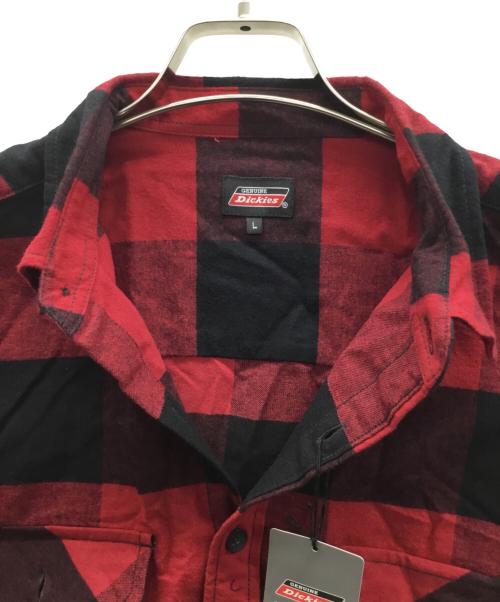 Dickies（ディッキーズ）Dickies (ディッキーズ) シャツ レッド サイズ:L 未使用品の古着・服飾アイテム