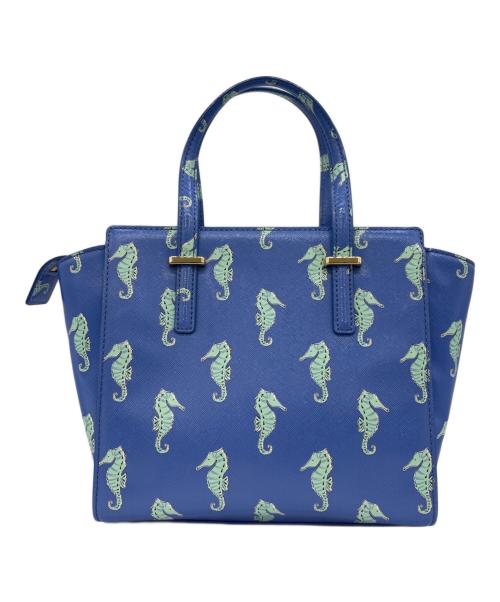 Kate Spade（ケイトスペード）Kate Spade (ケイトスペード) 2WAYショルダーバッグ ブルーの古着・服飾アイテム