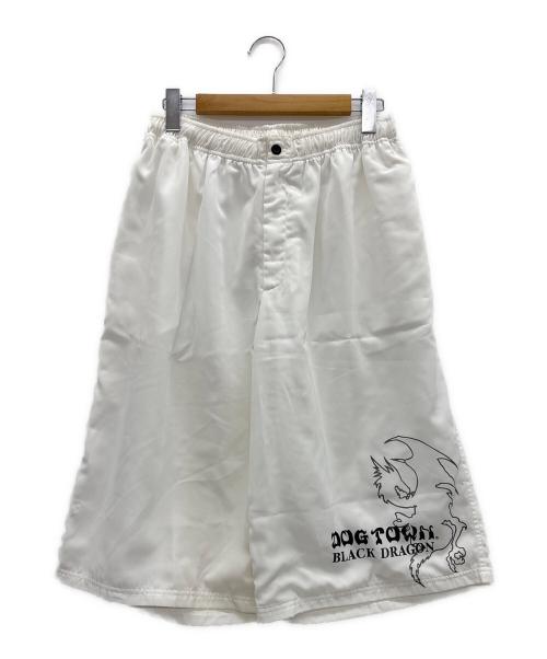 DOG TOWN（ドッグ タウン）DOG TOWN (ドッグ タウン) ハーフパンツ ホワイト サイズ:XLの古着・服飾アイテム