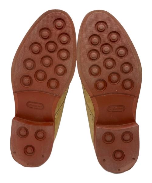 stefano rossi（ステファノロッシ）stefano rossi (ステファノロッシ) ウィングチップブーツ カーキ サイズ:24.5の古着・服飾アイテム