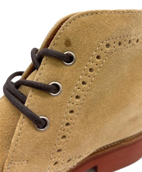 stefano rossi（ステファノロッシ）stefano rossi (ステファノロッシ) ウィングチップブーツ カーキ サイズ:24.5の古着・服飾アイテム