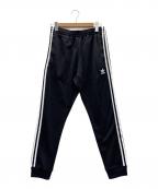 adidasアディダス）の古着「トラックパンツ」｜ブラック×ホワイト