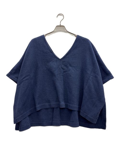 journal standard luxe（ジャーナルスタンダード ラックス）journal standard luxe (ジャーナルスタンダード リュクス) プルオーバーシャツ ネイビー サイズ:表記無しの古着・服飾アイテム