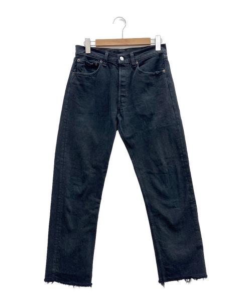 LEVI'S（リーバイス）LEVI'S (リーバイス) 後染めデニムパンツ ブラック サイズ:78.5cm(W31)の古着・服飾アイテム