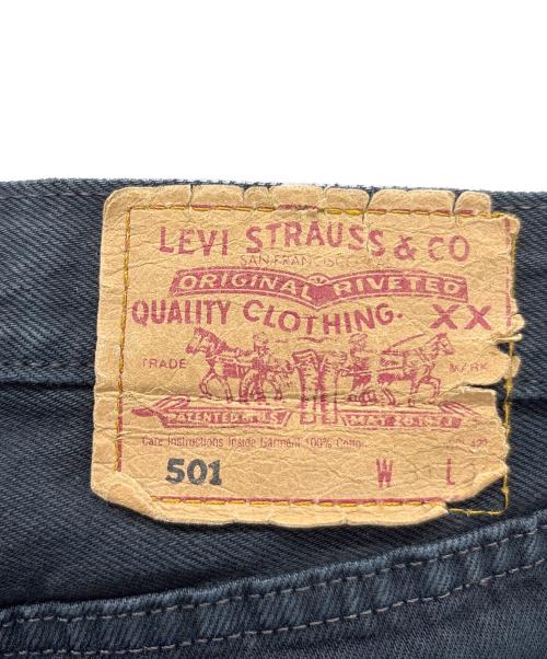 LEVI'S（リーバイス）LEVI'S (リーバイス) 後染めデニムパンツ ブラック サイズ:78.5cm(W31)の古着・服飾アイテム