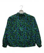 SLYスライ）の古着「ブラウス」｜グリーン×ブラック