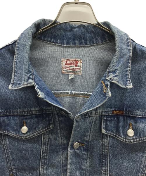RIFLE（ライフル）RIFLE (ライフル) デニムジャケット ブルー サイズ:XLの古着・服飾アイテム