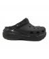 中古・古着 crocs (クロックス) 厚底サンダル ブラック サイズ:M9 / W11：5000円