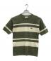 LACOSTE（ラコステ）の古着「半袖ニット」｜グリーン×ベージュ