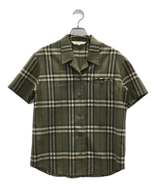 Burberry's（バーバリーズ）Burberry's (バーバリーズ) 半袖シャツ オリーブ サイズ:9Rの古着・服飾アイテム