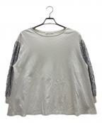 BEARDSLEYビアズリー）の古着「カットソー」｜ホワイト×ブラック