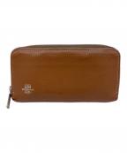 Whitehouse Coxホワイトハウスコックス）の古着「ラウンドファスナー財布」｜ブラウン