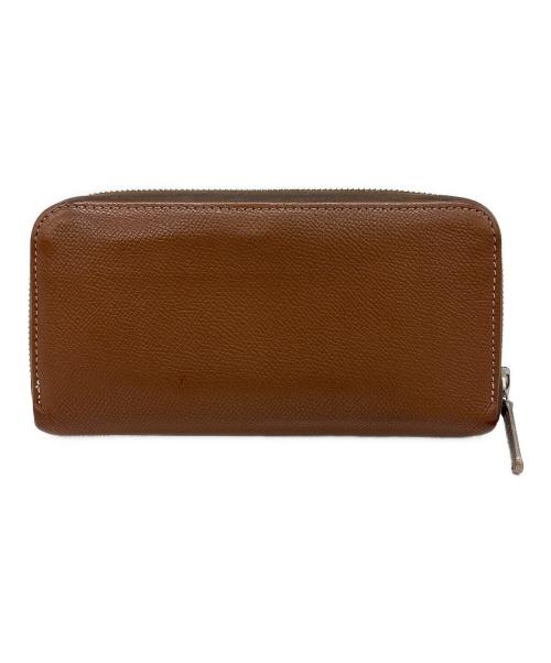 Whitehouse Cox（ホワイトハウスコックス）Whitehouse Cox (ホワイトハウスコックス) ラウンドファスナー財布 ブラウンの古着・服飾アイテム