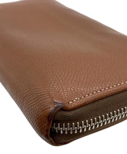 Whitehouse Cox（ホワイトハウスコックス）Whitehouse Cox (ホワイトハウスコックス) ラウンドファスナー財布 ブラウンの古着・服飾アイテム