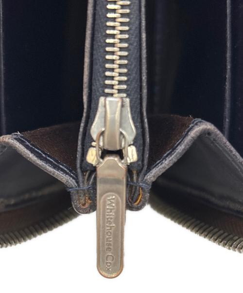 Whitehouse Cox（ホワイトハウスコックス）Whitehouse Cox (ホワイトハウスコックス) ラウンドファスナー財布 ブラウンの古着・服飾アイテム