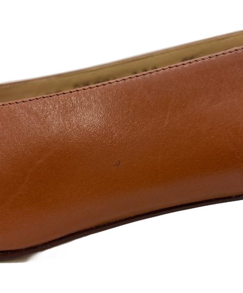 Salvatore Ferragamo（サルヴァトーレ フェラガモ）Salvatore Ferragamo (サルヴァトーレ フェラガモ) ヴァラリボンパンプス ブラウン サイズ:7Cの古着・服飾アイテム