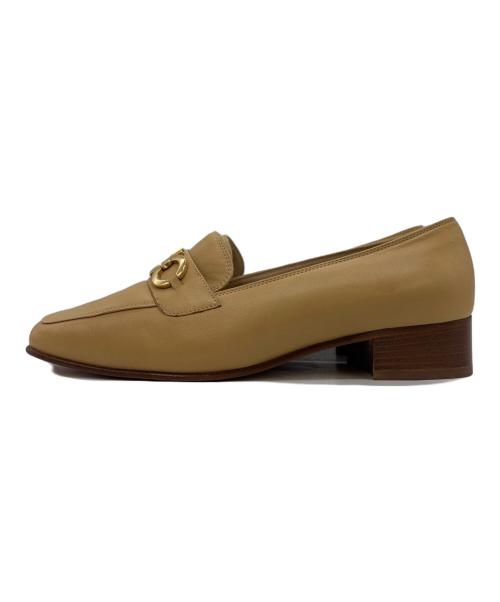 Salvatore Ferragamo（サルヴァトーレ フェラガモ）Salvatore Ferragamo (サルヴァトーレ フェラガモ) ローファーパンプス カーキ サイズ:7Dの古着・服飾アイテム