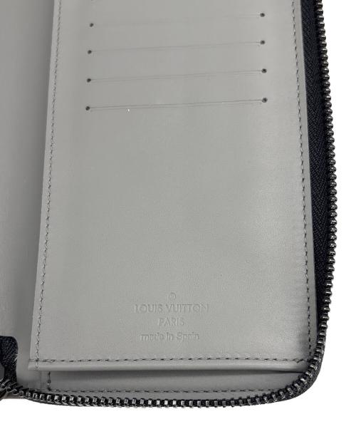 LOUIS VUITTON（ルイ ヴィトン）LOUIS VUITTON (ルイ ヴィトン) ジッピーウォレット・ヴェルティカル　M81384 グレー×ブラックの古着・服飾アイテム