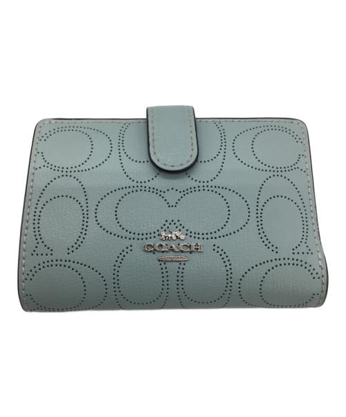 COACH（コーチ）COACH (コーチ) 財布 スカイブルーの古着・服飾アイテム