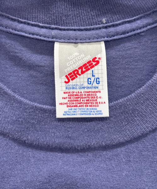 JERZEES（ジャージーズ）JERZEES (ジャージーズ) プリントTシャツ ネイビー サイズ:Lの古着・服飾アイテム