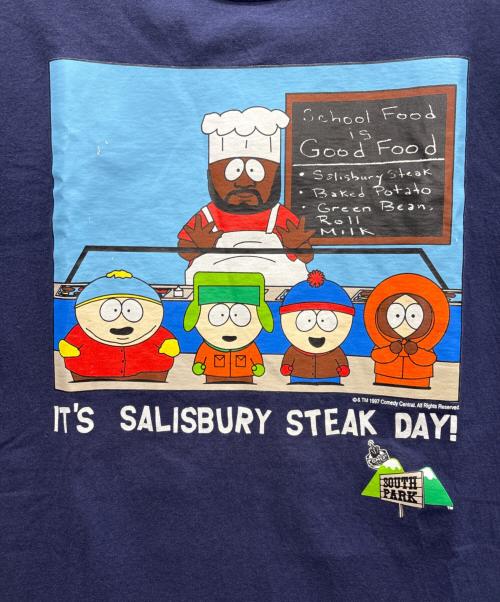 JERZEES（ジャージーズ）JERZEES (ジャージーズ) プリントTシャツ ネイビー サイズ:Lの古着・服飾アイテム