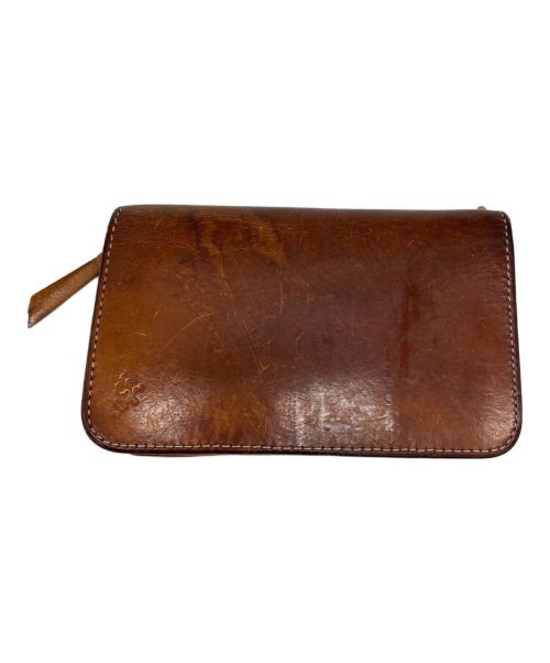 革蛸謹製（カワタコキンセイ）革蛸謹製 (カワタコキンセイ) 2つ折り財布 ブラウンの古着・服飾アイテム