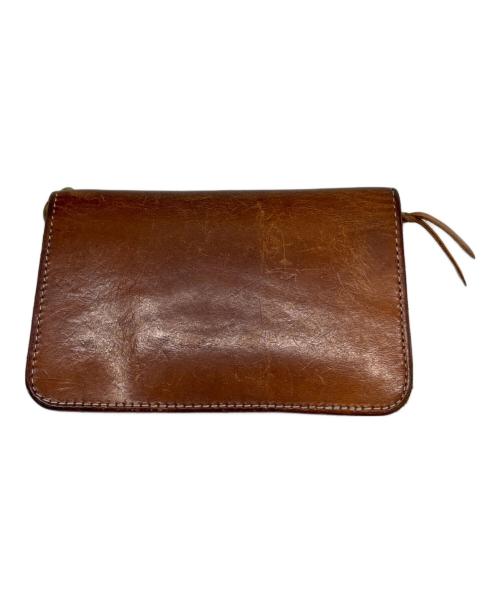 革蛸謹製（カワタコキンセイ）革蛸謹製 (カワタコキンセイ) 2つ折り財布 ブラウンの古着・服飾アイテム