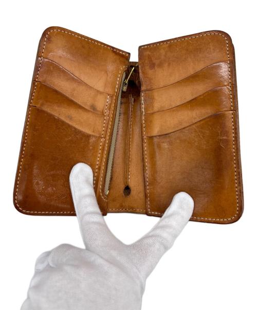 革蛸謹製（カワタコキンセイ）革蛸謹製 (カワタコキンセイ) 2つ折り財布 ブラウンの古着・服飾アイテム