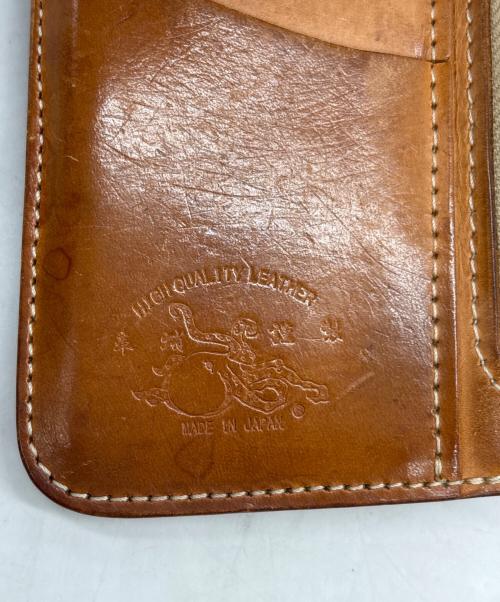 革蛸謹製（カワタコキンセイ）革蛸謹製 (カワタコキンセイ) 2つ折り財布 ブラウンの古着・服飾アイテム