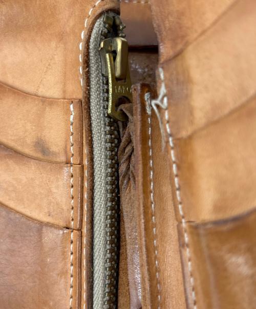 革蛸謹製（カワタコキンセイ）革蛸謹製 (カワタコキンセイ) 2つ折り財布 ブラウンの古着・服飾アイテム