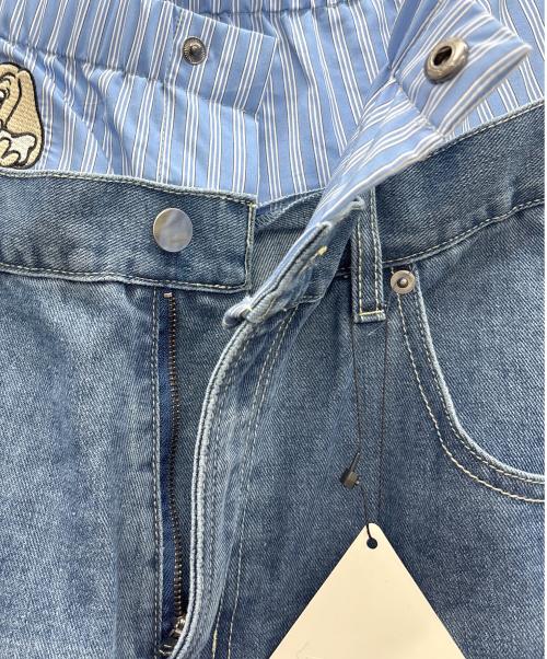 GALFY（ガルフィー）GALFY (ガルフィー) パンチラデニム ブルー サイズ:L 未使用品の古着・服飾アイテム
