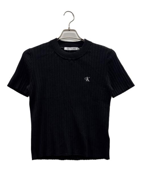 Calvin Klein Jeans（カルバンクラインジーンズ）Calvin Klein Jeans (カルバンクラインジーンズ) ニット ブラック サイズ:M 未使用品の古着・服飾アイテム