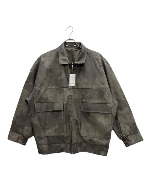 apres jour mignon（アプレジュールミニヨン）apres jour mignon (アプレジュールミニヨン) ポケットブルゾン グレー サイズ:LL 未使用品の古着・服飾アイテム