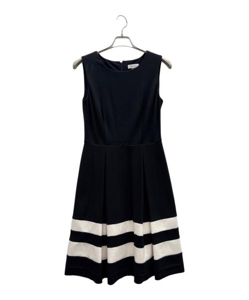 Calvin Klein（カルバンクライン）Calvin Klein (カルバンクライン) ノースリーブワンピース ブラック サイズ:6の古着・服飾アイテム