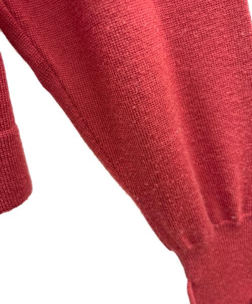 ETRO（エトロ）ETRO (エトロ) ウール混カーディガン レッド サイズ:46の古着・服飾アイテム