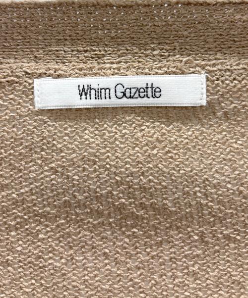 Whim Gazette（ウィムガゼット）Whim Gazette (ウィムガゼット) camifineVネックカーディガン カーキ サイズ:Freeの古着・服飾アイテム