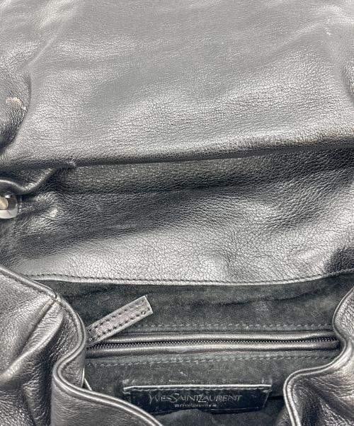 Yves Saint Laurent（イヴサンローラン）Yves Saint Laurent (イヴサンローラン) セミショルダーバッグ ブラックの古着・服飾アイテム