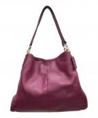 COACHコーチ）の古着「ハンドバッグ」｜パープル