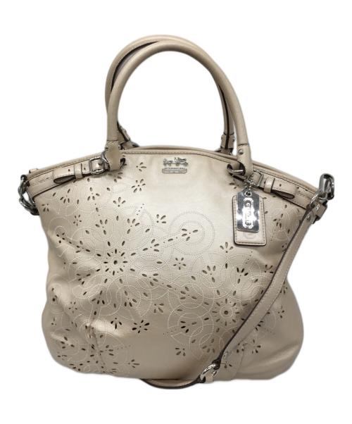 COACH（コーチ）COACH (コーチ) 2WAYショルダーバッグ ベージュの古着・服飾アイテム