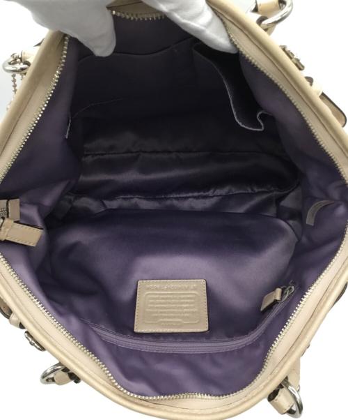 COACH（コーチ）COACH (コーチ) 2WAYショルダーバッグ ベージュの古着・服飾アイテム