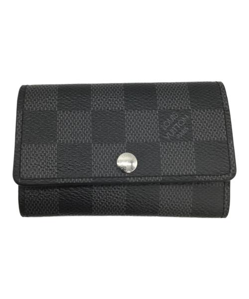 LOUIS VUITTON（ルイ ヴィトン）LOUIS VUITTON (ルイ ヴィトン) キーケース グレー×ブラックの古着・服飾アイテム