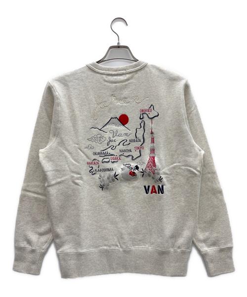 VAN JAC（ヴァン・ヂャケット）VAN JAC (ヴァン) スウェット グレー サイズ:M 未使用品の古着・服飾アイテム