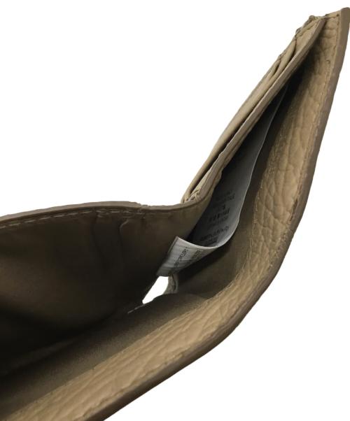 Maison Margiela（メゾンマルジェラ）Maison Margiela (メゾンマルジェラ) 3つ折り財布 ベージュの古着・服飾アイテム