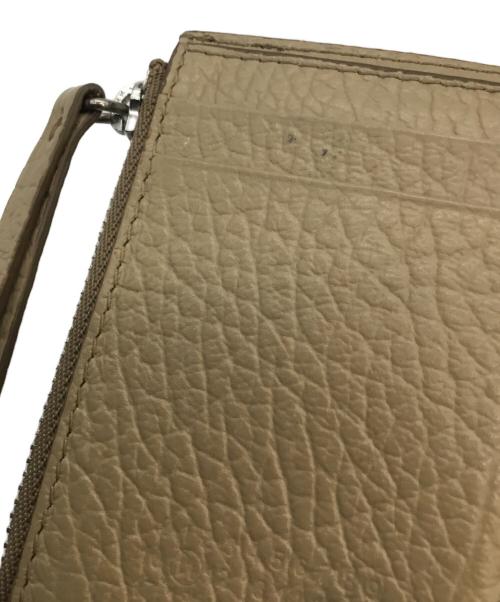 Maison Margiela（メゾンマルジェラ）Maison Margiela (メゾンマルジェラ) 3つ折り財布 ベージュの古着・服飾アイテム